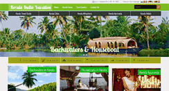 Desktop Screenshot of keralaindiavacation.com